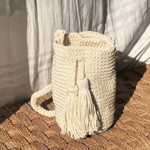 Crossbody Crochet Cotton Tote