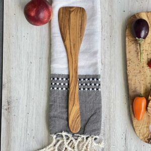 Olive Wood Cooking Spatula 12"
