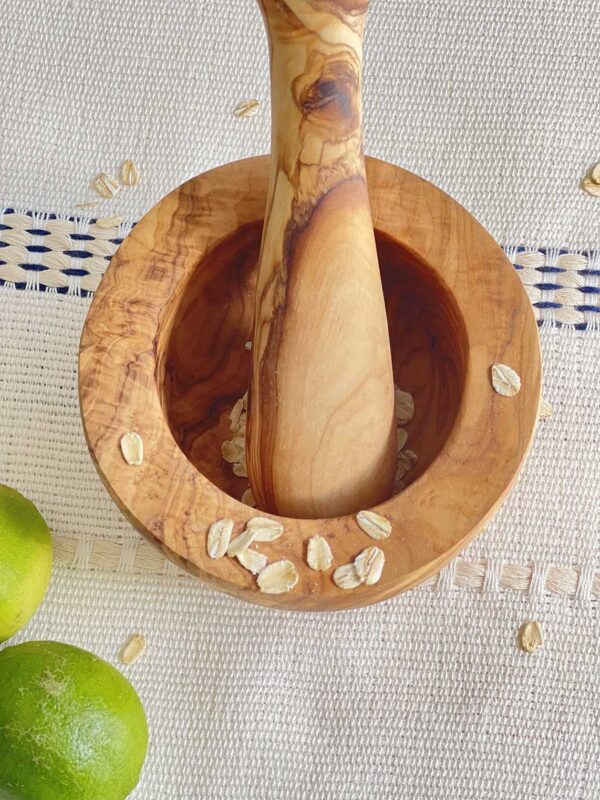 Acacia Wood Mortar and Pestle