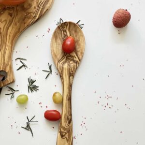 Olive Wood Cooking Spoon 11"