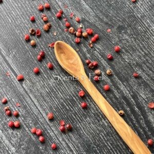 Olive Wood Small Sugar or Spice Spoon
