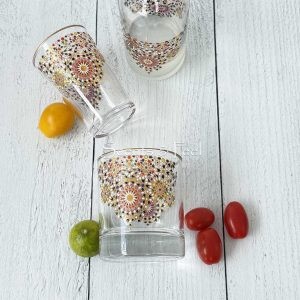 Set of 6 Tumbler Glasses Mosaic